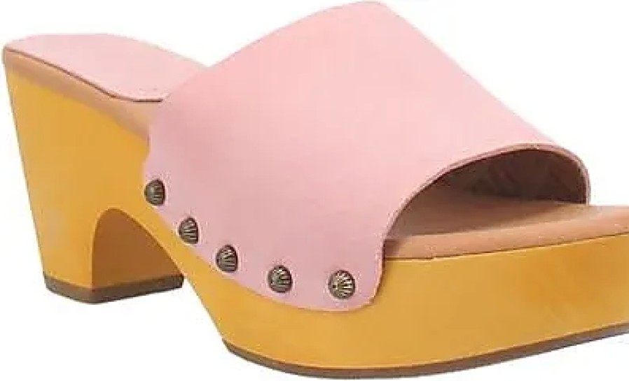 Donne Nove ovest Scarpe Con Plateau | Sandalo Laterale Con Plateau In Legno Di Faggio In Rosa A Nordstrom, Taglia 6.5