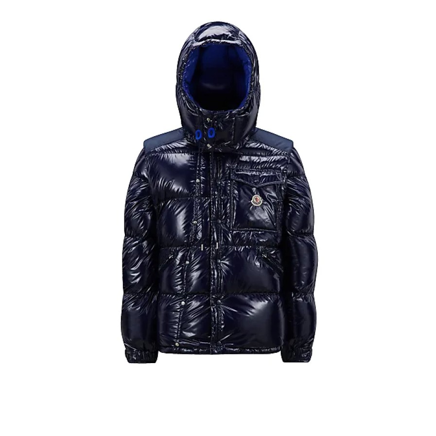 Uomini La parete nord Giacche | Moncler Karakorum Piumino Corto Uomo Blu Taglia 7