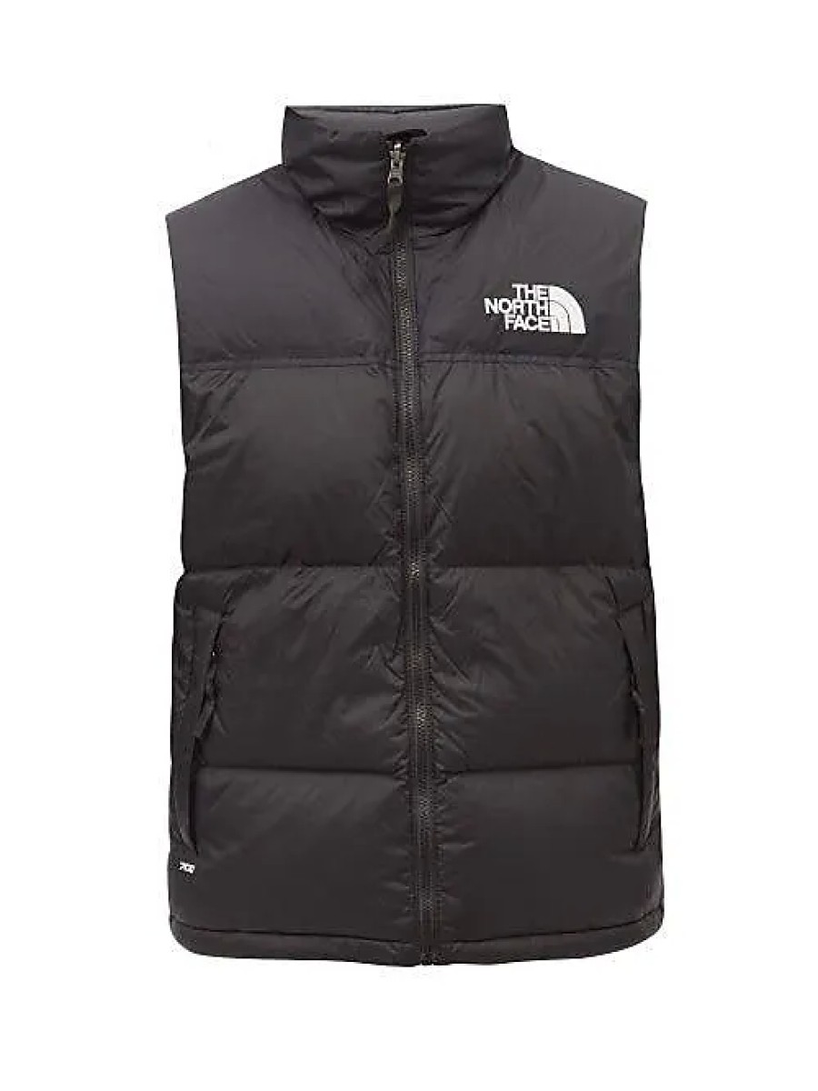 Uomini Moncler Gilet | Gilet Trapuntato In Piumino Nuptse Retro Del 1996 - Uomo - Nero