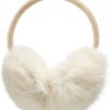 Donne Dsquared2 Cuffie Antirumore | Paraorecchie Regolabili Da Donna E Ragazza In Vera Pelliccia Di Coniglio (Beige)