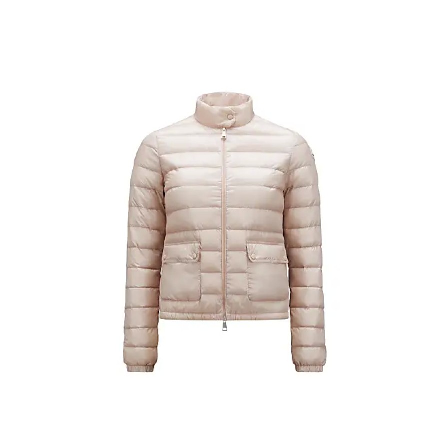 Donne Moncler Giacche | Piumino Corto Lans Rosa Taglia 00