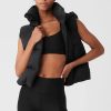 Donne Moncler Gilet | Gilet Imbottito Gold Rush In Nero, Taglia: Media | Alo Yogaae