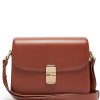 Donne Calvin Klein Borse | Borsa A Tracolla Grace Piccola In Pelle Liscia - Donna - Marrone Chiaro