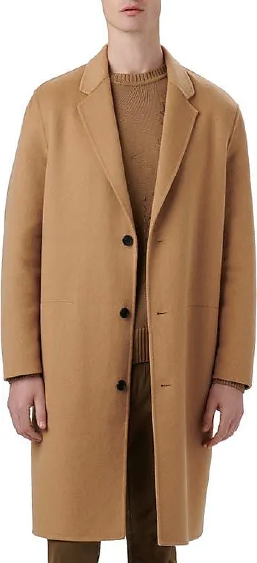 Uomini Etro Cappotti | Cappotto Lungo Su Misura In Misto Lana Color Cammello Su Nordstrom, Taglia X-Large