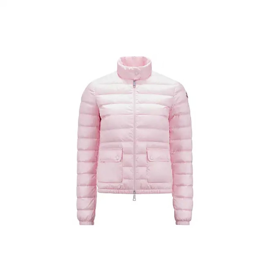 Donne Moncler Giacche | Piumino Corto Lans Rosa Taglia 5