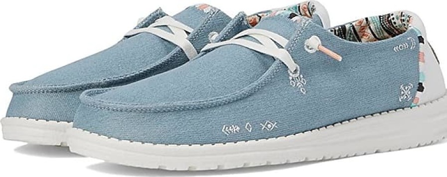 Donne Balenciaga Scarpe Estive | Scarpe Casual Slip-On Wendy Boho (Denim Chiaro 1) Scarpe Da Donna