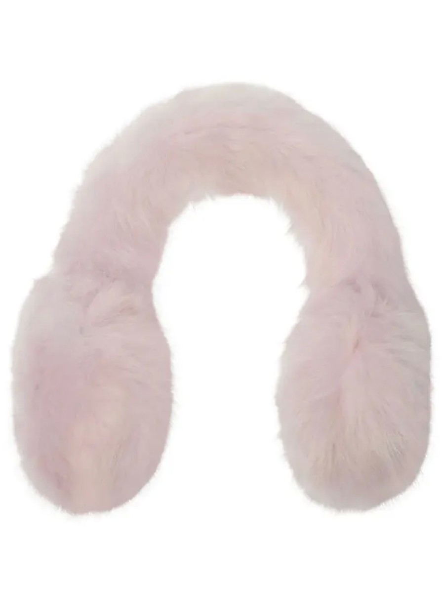 Donne Barts Cuffie Antirumore | Paraorecchie In Montone Tono Su Tono - Unisex - Pelle Di Pecora/Shearling - M/L - Bianco