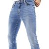 Uomini Paige Jeans | Jeans Skinny Elasticizzati In Azzurro A Nordstrom, Taglia 36 X 34