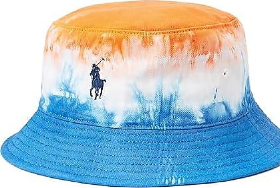 Uomini Etro Cappelli | Cappello Da Pescatore In Twill Tie-Dye (Arancione Segnale Luminoso/Spa Royal) Cappelli Tradizionali