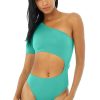 Donne Reiss Costumi Da Bagno | Costume Da Bagno Intero Body Wave In Blu Acquamarina, Taglia: 2Xs