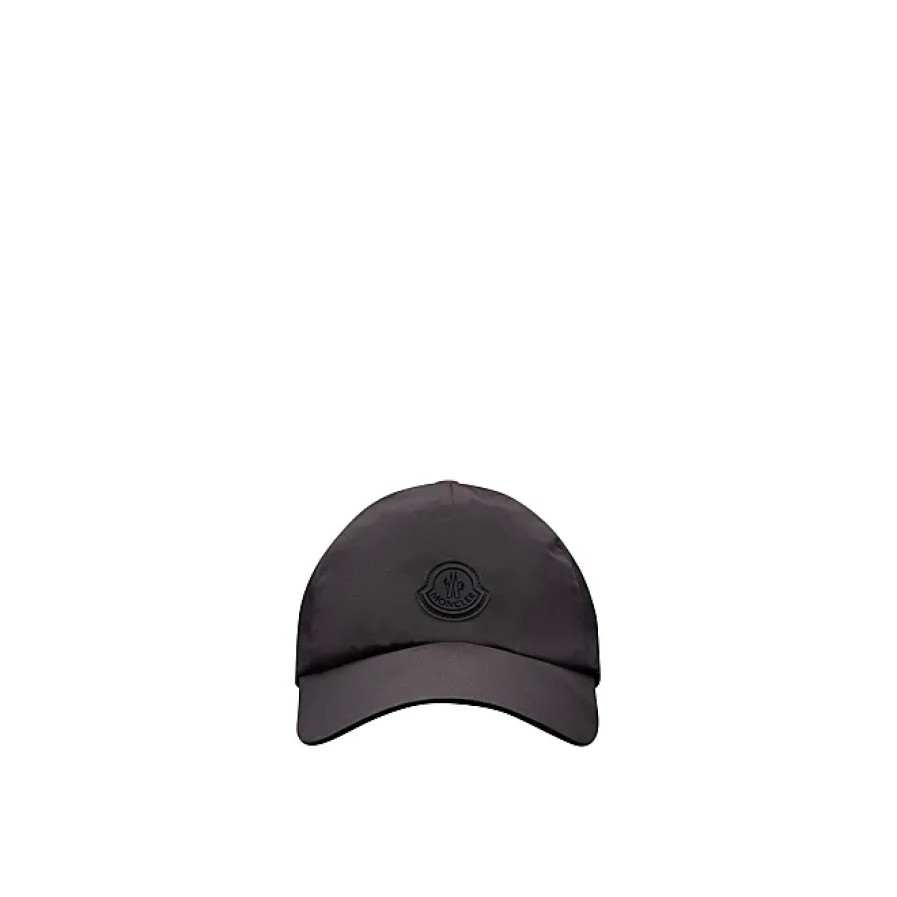 Donne Moncler Tappi | Berretto Da Baseball Con Logo Nero Taglia M