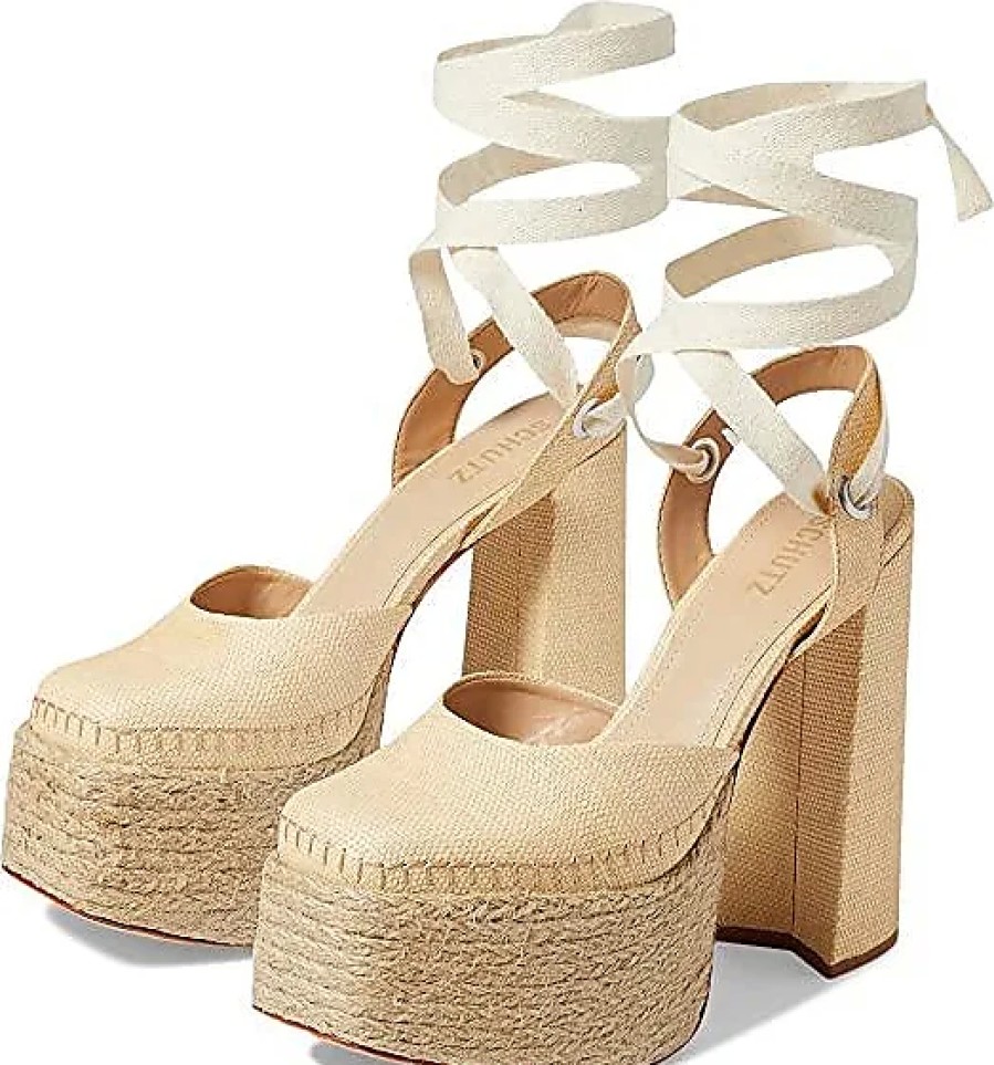 Donne Kurt Geiger Scarpe Con Plateau | Nala Tacchi Alti Casual (Naturali).