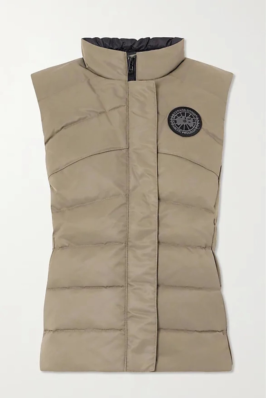 Donne Palm Angels x Moncler Gilet | Gilet In Piumino Trapuntato Freestyle - Neutri - X Small, Small, Medium, Large, X Large