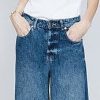 Donne Reiss Jeans | Jeans A Gamba Larga Stride Lyocell - Donna - Blu Scuro