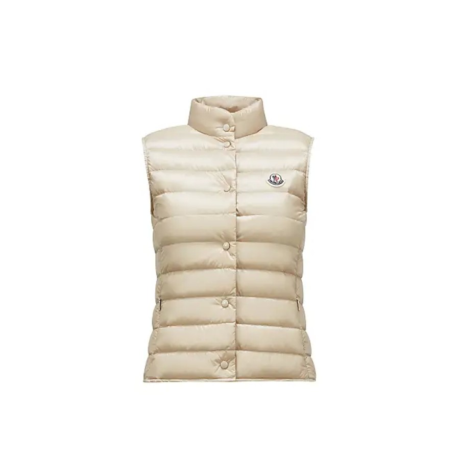 Donne MaxMara Gilet | Gilet In Piumino Liane Beige Taglia 4