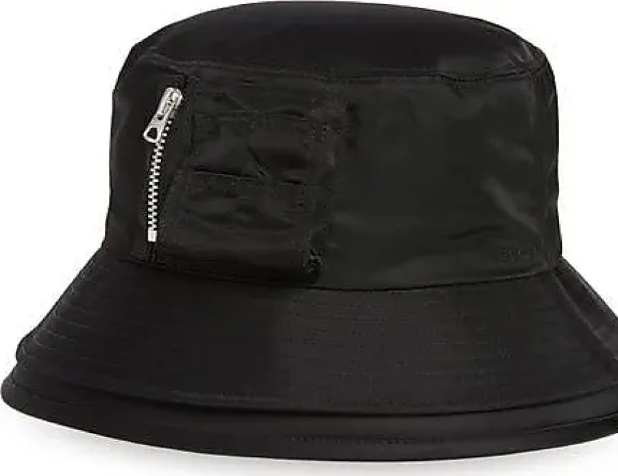 Uomini Paul Smith Cappelli | Cappello A Secchiello Con Tasca In Nylon A Doppia Tesa In Nero Su Nordstrom, Taglia 1