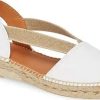 Donne Tutti i santi Sandali | Sandalo Espadrillas Etna In Pelle Bianca A Nordstrom, Taglia 5,5-6Us