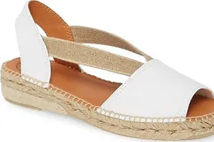 Donne Tutti i santi Sandali | Sandalo Espadrillas Etna In Pelle Bianca A Nordstrom, Taglia 5,5-6Us