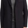 Uomini La parete nord Cappotti | Cappotto Hyde In Misto Lana Lungo In Blu Scuro A Nordstrom, Taglia 36