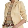 Donne Reiss Abiti | Blazer In Lino A Spina Di Pesce (Crema Vintage) Abbigliamento Da Donna