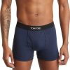 Uomini OM Biancheria Intima | Boxer In Jersey Elasticizzato Di Cotone Blu Scuro A Nordstrom, Taglia Piccola