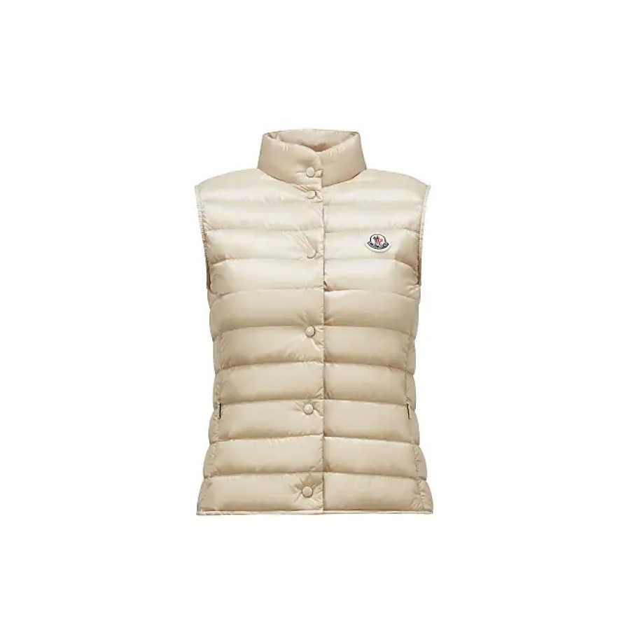 Donne MaxMara Gilet | Gilet In Piumino Liane Beige Taglia 3