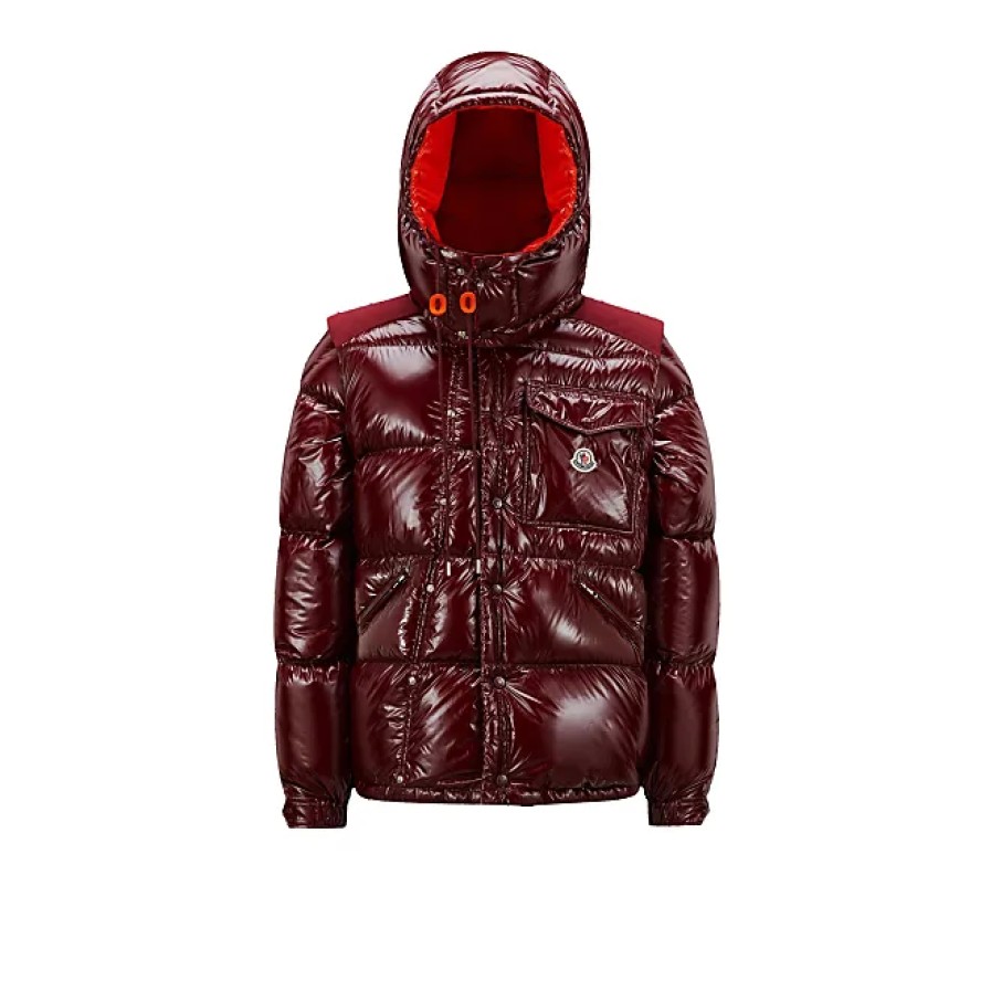 Uomini Moncler Giacche | Moncler Karakorum Piumino Corto Uomo Rosso Taglia 4