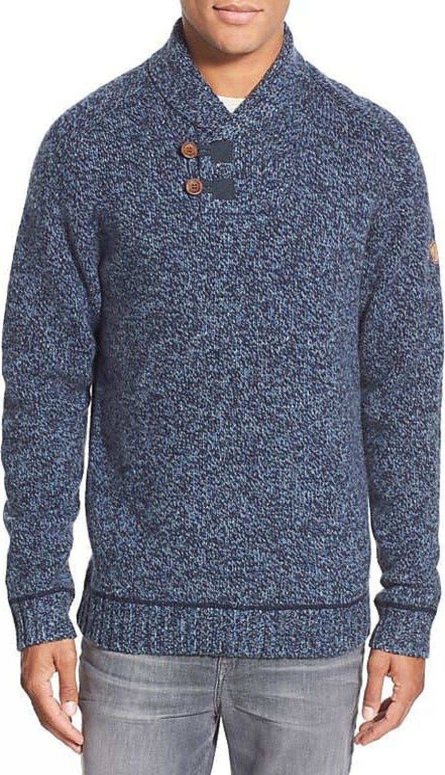 Uomini Schott New York Maglioni | Maglione Con Collo A Scialle Dalla Vestibilita Regolare Lada In Blu Scuro/Blu Scuro Su Nordstrom, Taglia X-Small