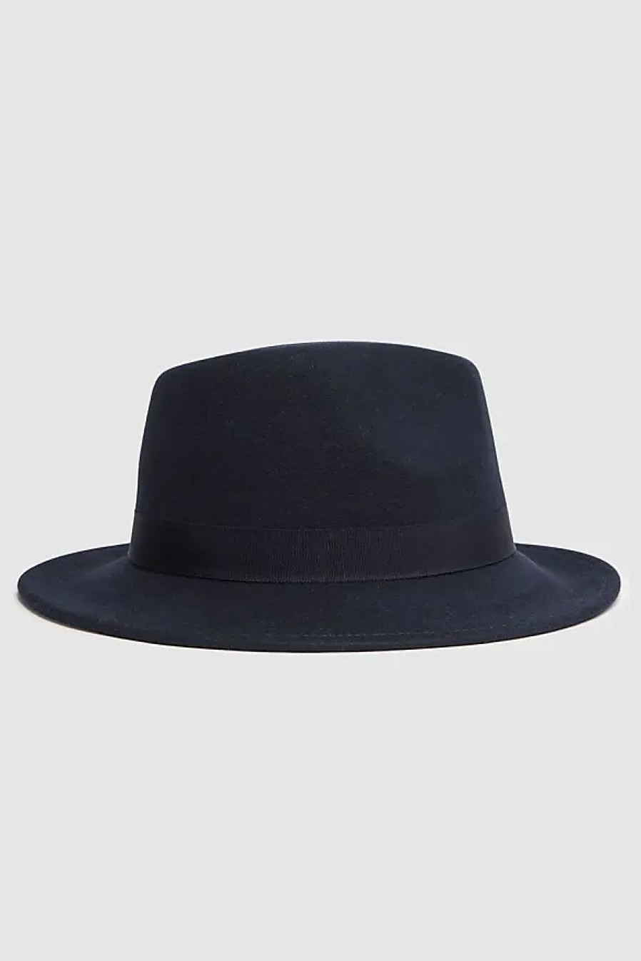 Donne Dreshow Cappelli | Ally - Cappello Fedora In Lana Nera, Regno Unito Ml