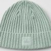 Donne Boden Cappelli Invernali | Cappello A Cuffia A Costine In Misto Cashmere In Verde Salvia Ghiacciato | Alo Yogaae