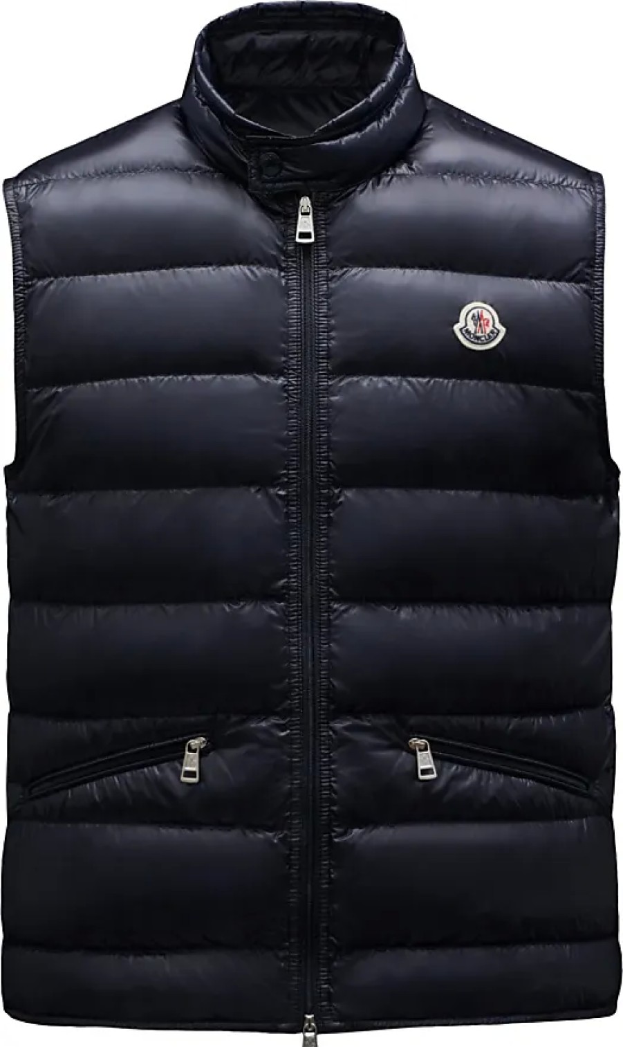 Uomini Moncler Gilet | Gilet In Piumino Gui Blu Taglia 0