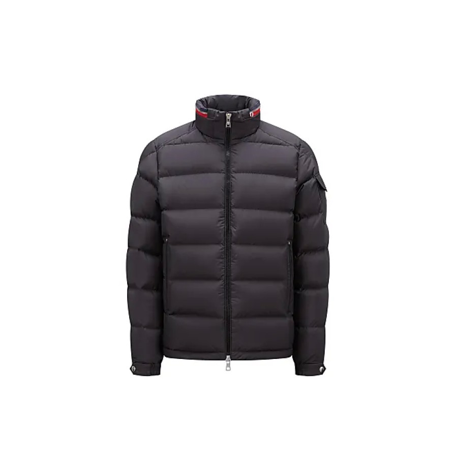 Uomini Moncler Giacche | Piumino Corto Bourne Nero Taglia 0