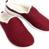 Donne Minnetonka Pantofole | Pantofole Da Donna Dundee Slipper (Borgogna).