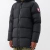 Donne Moncler Cappotti | Parka Trapuntato A Collo Alto Lawrence - Uomo - Nero