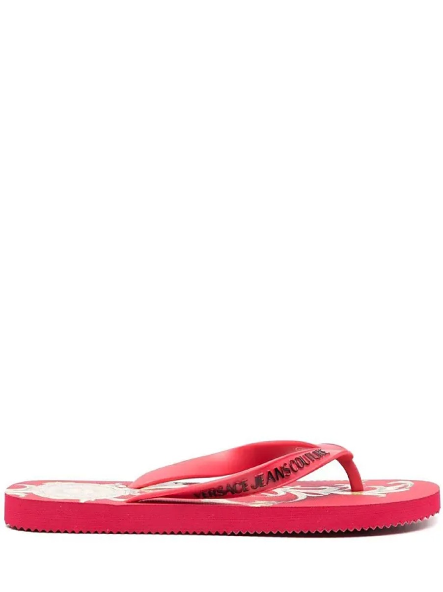 Donne Havaianas Infradito | Infradito Con Stampa Logo Laterale - Donna - Gomma/Gomma/Gomma - 36 - Rosso