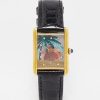 Donne Ferragamo Orologi | Orologio Vintage Cartier Tank Con Diamanti E Oro Vermeil - Donna - Multi