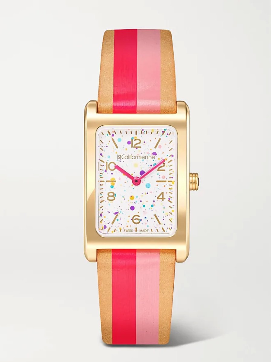 Donne Ted Baker Orologi | Orologio The Dial Artist Daybreak Da 24 Mm Placcato In Oro E Pelle - Rosa - Taglia Unica