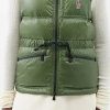 Uomini polo Ralph Lauren Gilet | Gilet Ripstop Imbottito In Piuma Arolles - Donna - Oliva