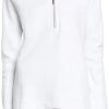 Donne Alo Yoga Maglioni | Nuovo Pullover Aruba Con Mezza Zip In Bianco Su Nordstrom, Taglia X-Small