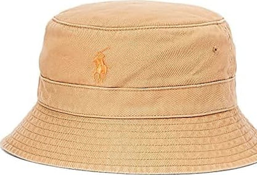 Uomini Ralph Lauren Cappelli | Cappellini Da Baseball Classici Con Cappello Da Pescatore (Spedizione Marrone Chiaro).