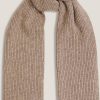 Uomini Luca Faloni Sciarpe | Sciarpa In Cashmere A Maglia Grossa Beige Cammello