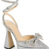 Donne Cole Haan Scarpe Con Plateau | Decollete Con Plateau A Doppio Fiocco In Glitter Argento A Nordstrom, Taglia 10Us