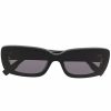 Donne Dior Occhiali Da Sole | Occhiali Da Sole Con Montatura Rettangolare - Donna - Acetato - 57 - Nero