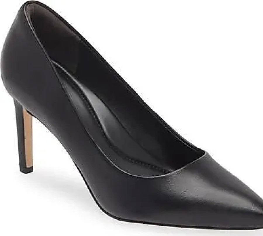 Donne Prada Scarpe Di Pelle | Decollete Penelope In Nero A Nordstrom, Taglia 5.5