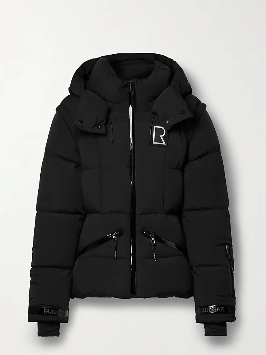 Donne Moncler Giacche | + Giacca Da Sci Net Sustain Heidi Convertibile Trapuntata Con Cappuccio Smart-Stretch - Nero - X Small, Small, Medium, Large, X Large