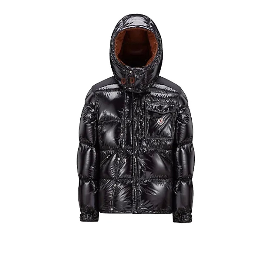 Uomini Moncler Giacche | Moncler Karakorum Piumino Corto Uomo Nero Taglia 1