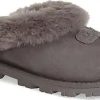 Donne Lusingato Pantofole | Pantofola Foderata In Shearling Ugg(R) Coquette In Grigio A Nordstrom, Taglia 12