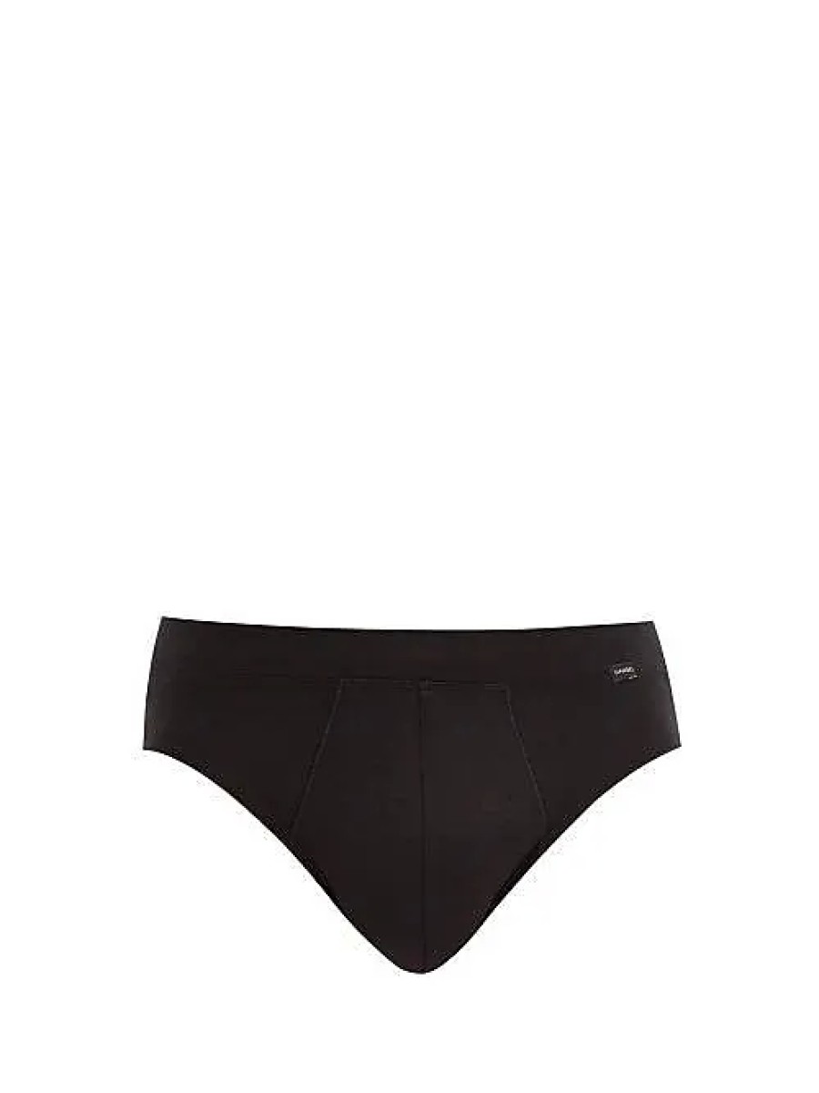 Uomini Intimo Calvin Klein Biancheria Intima | Slip In Jersey Natural Function - Uomo - Neri