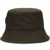 Uomini Di Walid Cappelli | Cappello Da Pescatore Con Placca Con Logo - Uomo - Poliestere/Rayon - 58 - Verde