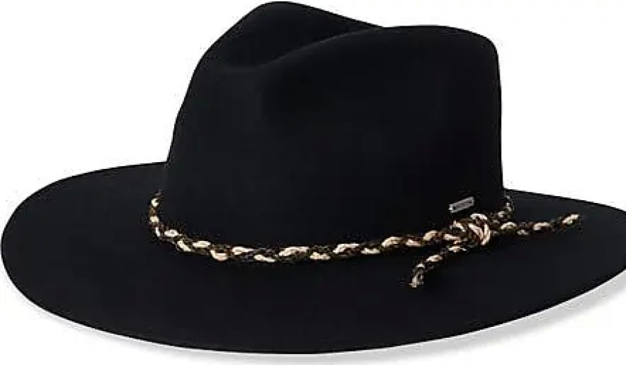 Uomini Paul Smith Cappelli | Fedora In Lana Infeltrita Messer Western In Nero / Multi A Nordstrom, Taglia X-Large